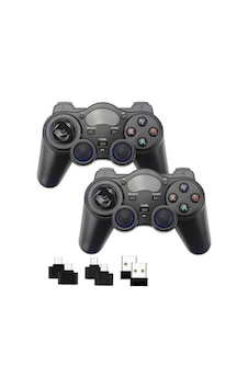 Lobo 2.4g Wireless 2 Adet Gamepad Kablosuz Oyun Kolu Pc Ps3 Kol Tv Box Android Tv Telefon/tablet 2x Lobo 2.4g Wireless 2 Adet Gamepad Kablosuz Oyun Kolu Pc Ps3 Kol Tv Box Android Tv Telefon/tablet 2x