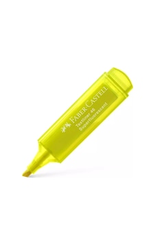 Faber-Castell Şeffaf Gövde Fosforlu Kalem Sarı 154607 Sarı Faber-Castell Şeffaf Gövde Fosforlu Kalem Sarı 154607 Sarı