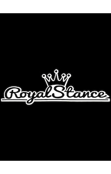 Royal Stance Yazılı Oto Sticker Siyah Beyaz 35x10 Cm Royal Stance Yazılı Oto Sticker Siyah Beyaz 35x10 Cm