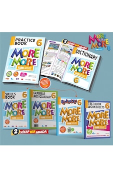 Kurmay 6.sınıf More&more Practıce Book Seti 3 Kitap + Test Book Worksheets Kurmay 6.sınıf More&more Practıce Book Seti 3 Kitap + Test Book Worksheets
