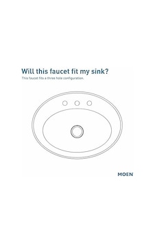 Moen T6805bl Dartmoor İki Kollu Geniş Banyo Musluğu, Valf Gerekli, Mat Siyah