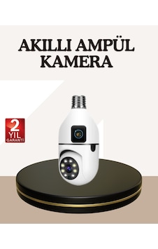 İki Yönlü Sesli Wifi Kamera Ampul Tipi Ev Ve Ofis Güvenlik Kamerası - Lisinya Standart İki Yönlü Sesli Wifi Kamera Ampul Tipi Ev Ve Ofis Güvenlik Kamerası - Lisinya Standart