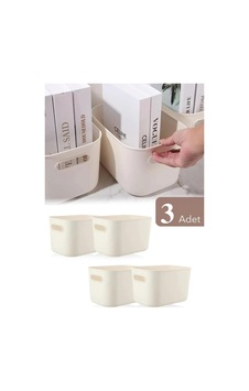 3'lü Organizer Kutu Seti, 4 Lt, Krem, 24 X 18 Cm Mfks-og-3lu 3'lü Organizer Kutu Seti, 4 Lt, Krem, 24 X 18 Cm Mfks-og-3lu