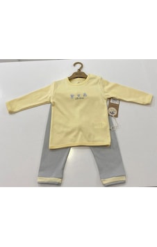 Bistyle 2li Takım Little Koala Gri - Sarı - Ekru Açık Sarı Bistyle 2li Takım Little Koala Gri - Sarı - Ekru Açık Sarı