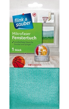 Flink & Sauber Mikrofiber Cam Bezi Mavi 40 x 40 CM Flink & Sauber Mikrofiber Cam Bezi Mavi 40 x 40 CM