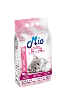 Mio Pudra Kokulu İnce Topaklaşan Bentonit Kedi Kumu 10 L Mio Pudra Kokulu İnce Topaklaşan Bentonit Kedi Kumu 10 L