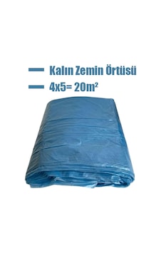 Made Kalın Zemin Örtüsü 4x5 20m², Hışır Örtü Eşya Koruma Örtüsü