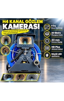 20 Metre Kanal Gözlem Kamerası 20 Metre Kanal Gözlem Kamerası