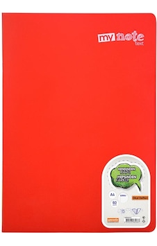 Mynote Text Klasik A4 Defter Plastik Kapak Çizgili 60 Yaprak - Kı