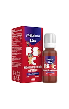 Venatura Kids Mikroenkapsüle Demir ve Vitamin C Takviye Edici Gıda Venatura Kids Mikroenkapsüle Demir ve Vitamin C Takviye Edici Gıda