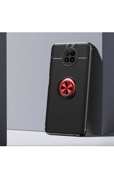 Xiaomi Redmi Note 9t Kılıf Zore Ravel Silikon Kapak Siyah-Kırmızı Xiaomi Redmi Note 9t Kılıf Zore Ravel Silikon Kapak Siyah-Kırmızı