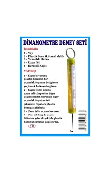 Bozkırlı Dinamometre Deney Seti - 2 Adet Bozkırlı Dinamometre Deney Seti - 2 Adet