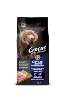 Crocus Kuzu Etli ve Pirinçli Yetişkin Köpek Maması 15 KG Crocus Kuzu Etli ve Pirinçli Yetişkin Köpek Maması 15 KG
