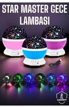Büyüleyici Mavi Mor Projeksiyon Lambası 4 Adet Aaa Pil İle Büyüleyici Mavi Mor Projeksiyon Lambası 4 Adet Aaa Pil İle