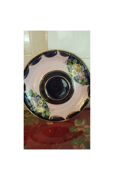 Alman El Boyama Dekoratif Tabak Mor