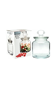Paşabahçe 2 Adet Kitchen Plastik Contalı Cam Kavanoz 98671 Paşabahçe 2 Adet Kitchen Plastik Contalı Cam Kavanoz 98671