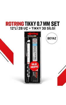 Rotring Tikky 3lü Kalem Seti - Renk Seçenekli Beyaz Rotring Tikky 3lü Kalem Seti - Renk Seçenekli Beyaz
