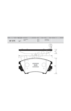 Sangsın Sp2175-99 Ön Fren Balata Astra J 12- / Insignia 08- / Zafira 11- / Saab 9.5 2010 Ve Sonrası 17 Jant 1605434-95520061-1605317-1680880480 Sangsın Sp2175-99 Ön Fren Balata Astra J 12- / Insignia 08- / Zafira 11- / Saab 9.5 2010 Ve Sonrası 17 Jant 1605434-95520061-1605317-1680880480