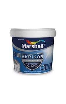 Marshall Akrikor Silikonlu + Akrilik Dış Cephe Boyası Gelin Teli 15l 15 L Marshall Akrikor Silikonlu + Akrilik Dış Cephe Boyası Gelin Teli 15l 15 L
