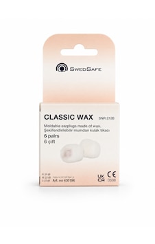 Swedsafe Classic Wax Kulak Tıkacı, 6 Çift, Mum Yapılı, Vücut Sıcaklığına Uyum Sağlayan, Yumuşak, Konforlu, Ses Azaltma, Uyku Ve Dinlenme Swedsafe Classic Wax Kulak Tıkacı, 6 Çift, Mum Yapılı, Vücut Sıcaklığına Uyum Sağlayan, Yumuşak, Konforlu, Ses Azaltma, Uyku Ve Dinlenme
