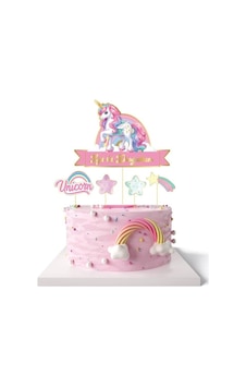 Unicorn Temalı Pasta Süsü Kürdan 5 Li Unicorn Temalı Pasta Süsü Kürdan 5 Li