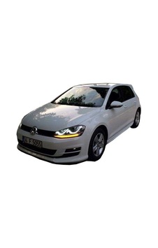 Volkswagen Golf Uyumlu 7 2012-2019 Aerodinamik Yan Marşpiyel Seti Plastik Kırmızı Boyalı