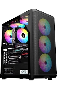 Aztech Sky Hawk Azt18 600w Temper Cam , Mesh Panel Siyah 4 12cm Rgb Fan + Usb 3.2 Gaming Kasa Aztech Sky Hawk Azt18 600w Temper Cam , Mesh Panel Siyah 4 12cm Rgb Fan + Usb 3.2 Gaming Kasa