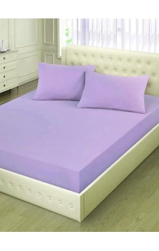 Lionas Lastiksiz Çift Kişilik Çarşaf Takımı 220x240 Çarşaf + 2 Yastık Kılıfı Lila Lionas Lastiksiz Çift Kişilik Çarşaf Takımı 220x240 Çarşaf + 2 Yastık Kılıfı Lila