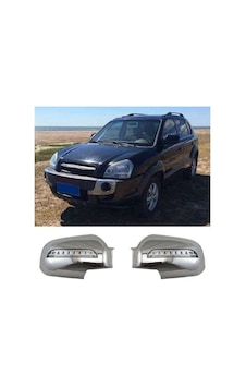 Hyundai Tucson 2004 2014 Ayna Kapağı Abs Krom Led