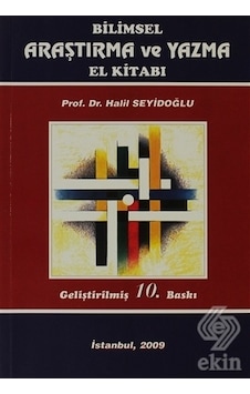 Bilimsel Araştırma ve Yazma El Kitabı/Halil Seyidoğlu
