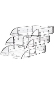 Ops 603 Desk Tray 3 Lü Evrak Rafı Plastik Çok Renkli Ops 603 Desk Tray 3 Lü Evrak Rafı Plastik Çok Renkli