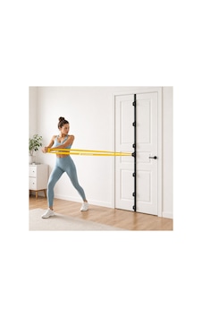 5 Kademeli Kapı Egzersiz Aparatı, Direnç Bandı Kapı Ankrajı Ve Pilates Lastiği Askısı Siyah 5 Kademeli Kapı Egzersiz Aparatı, Direnç Bandı Kapı Ankrajı Ve Pilates Lastiği Askısı Siyah