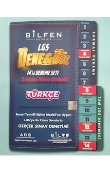 Bilfen 8.Sınıf LGS Denebil Türkçe 14 Deneme Seti - Bilfen Dene Bi