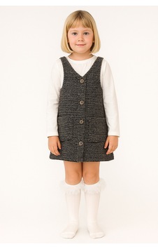 Noble Kids Kız Çocuk Elbise Antrasit Noble Kids Kız Çocuk Elbise Antrasit