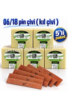5adet-meıte 618 Başsız Tabanca Çivisi 18mm Kıl Çivi 5adet-meıte 618 Başsız Tabanca Çivisi 18mm Kıl Çivi