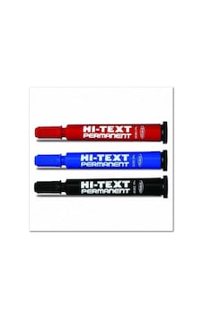 Hi-Text 830 Pb Yuvarlak Uçlu Permanent Marker Koli Kalemi 3 Renk