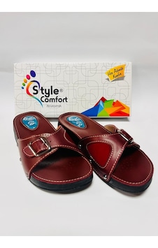 Style Comfort Terlik Anatomik Jel Topuk Destekli Kemik Çıkıntısı Bordo Style Comfort Terlik Anatomik Jel Topuk Destekli Kemik Çıkıntısı Bordo
