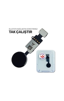 Siyah Apple Uyumlu iPhone 7 Home Tuşu 8 Plus Tak Çalıştır