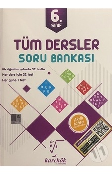 Karekök Yayınları 6. Sınıf Tüm Dersler Soru Bankası Karekök Yayınları 6. Sınıf Tüm Dersler Soru Bankası
