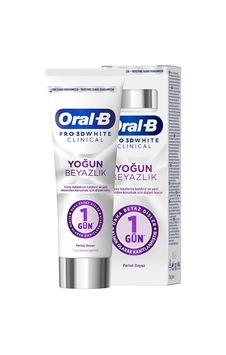 Oral-b 3d White Clinical Parlak Beyazlatıcı Diş Macunu 75 Ml - 3 Adet Tarı Oral-b 3d White Clinical Parlak Beyazlatıcı Diş Macunu 75 Ml - 3 Adet Tarı