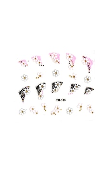 Limmy Tırnak Süsleme Sticker Nail Art Ym-135 - 6x5 Cm - Üçgen Papatya Limmy Tırnak Süsleme Sticker Nail Art Ym-135 - 6x5 Cm - Üçgen Papatya