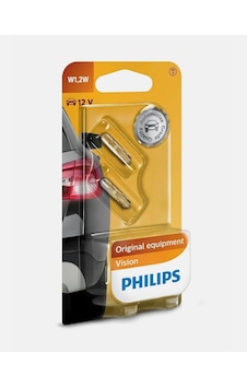 Philips Vision T5 W1,2w 12v Otomotiv Ampulü, 2'li Paket Philips Vision T5 W1,2w 12v Otomotiv Ampulü, 2'li Paket