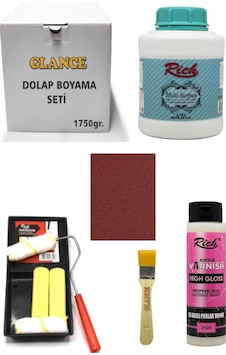 Rich Dolap Boyama Seti Multi Surface 1750 Gr Beyaz -set-1 Hıgh Gloss Vernik Parlak 500 Cc Rich Dolap Boyama Seti Multi Surface 1750 Gr Beyaz -set-1 Hıgh Gloss Vernik Parlak 500 Cc