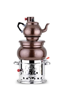 Zarif İş Bakır Görünümlü Alüminyum 4.5 L Semaver