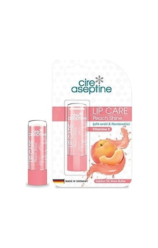 Cire Aseptine Lip Care Peach Shine Renkli Dudak Nemlendirici 4,5 g