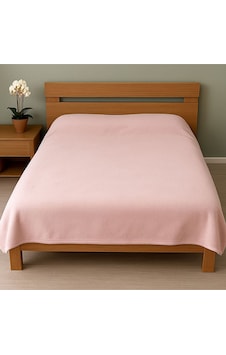 185x210cm %100 Pamuklu Çift Kişilik Battaniye Polar Toz Pembe 185x210cm %100 Pamuklu Çift Kişilik Battaniye Polar Toz Pembe