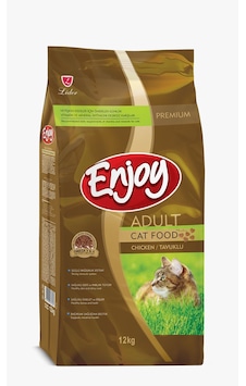 Enjoy Yetişkin Kediler İçin Tavuklu Tam Ve Dengeli Kedi Maması 12 Kg