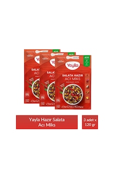 Yayla Salata Hazır Acı Miks 120 Gr X 3 Adet Yayla Salata Hazır Acı Miks 120 Gr X 3 Adet