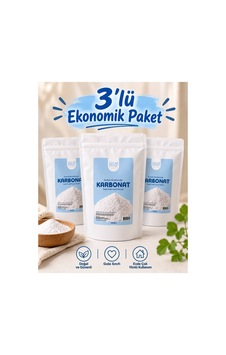 Saf Karbonat 1000 Gr X 3 Lü Set - Çok Amaçlı, Gıda Kullanımına Uygun Sodyum Bikarbonat - 911787255 Saf Karbonat 1000 Gr X 3 Lü Set - Çok Amaçlı, Gıda Kullanımına Uygun Sodyum Bikarbonat - 911787255