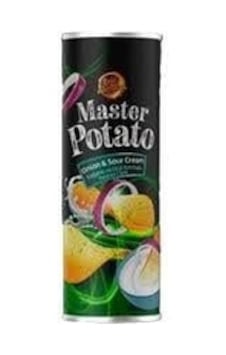 Master Potato Sour Cream & Onion 160 Gr 14 Adet-40 Master Potato Sour Cream & Onion 160 Gr 14 Adet-40